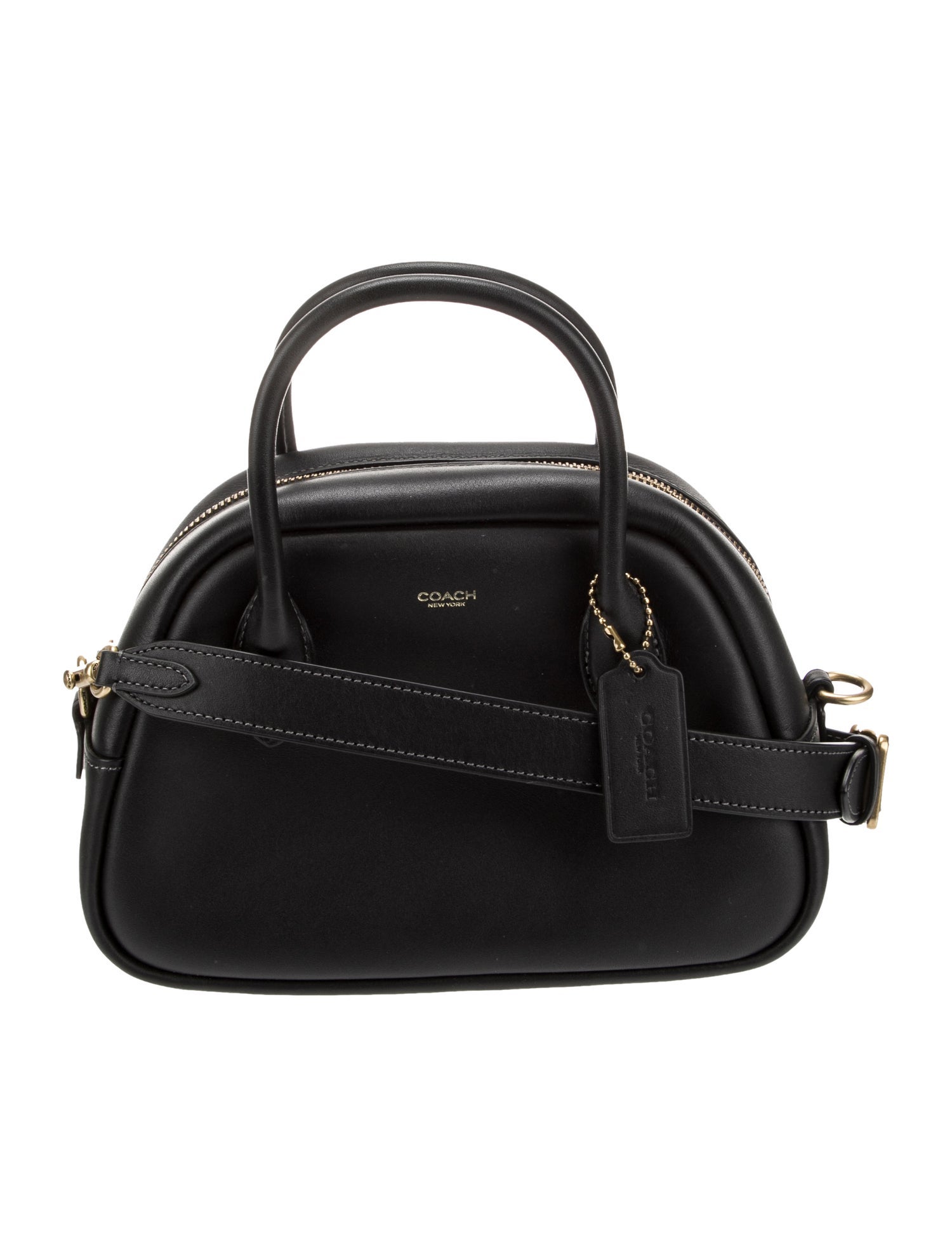 Coach Leather Top Handle Bag