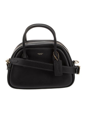 Coach Leather Top Handle Bag