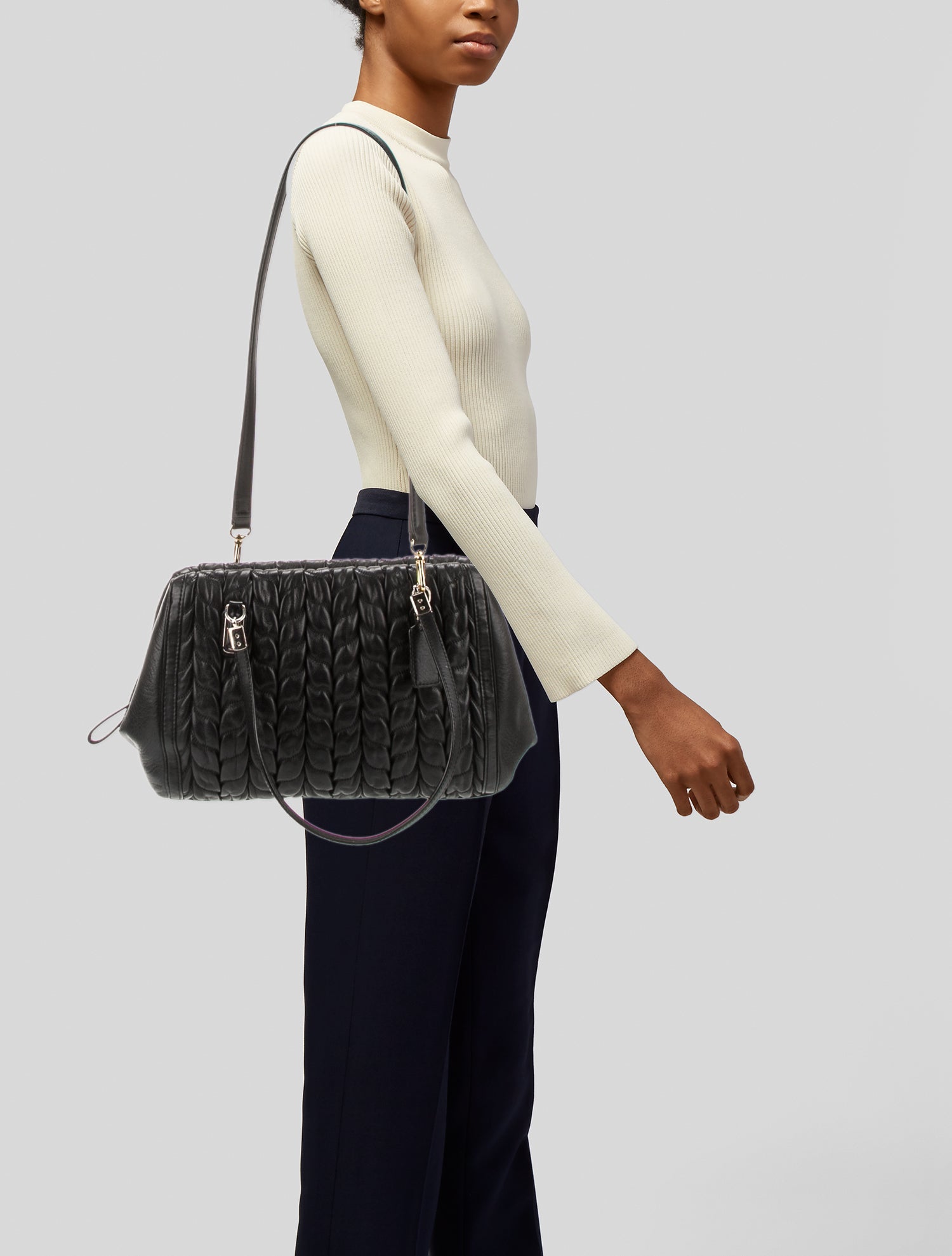 Coach Leather Shoulder Bag