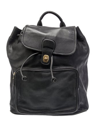 Coach Leather Backpack