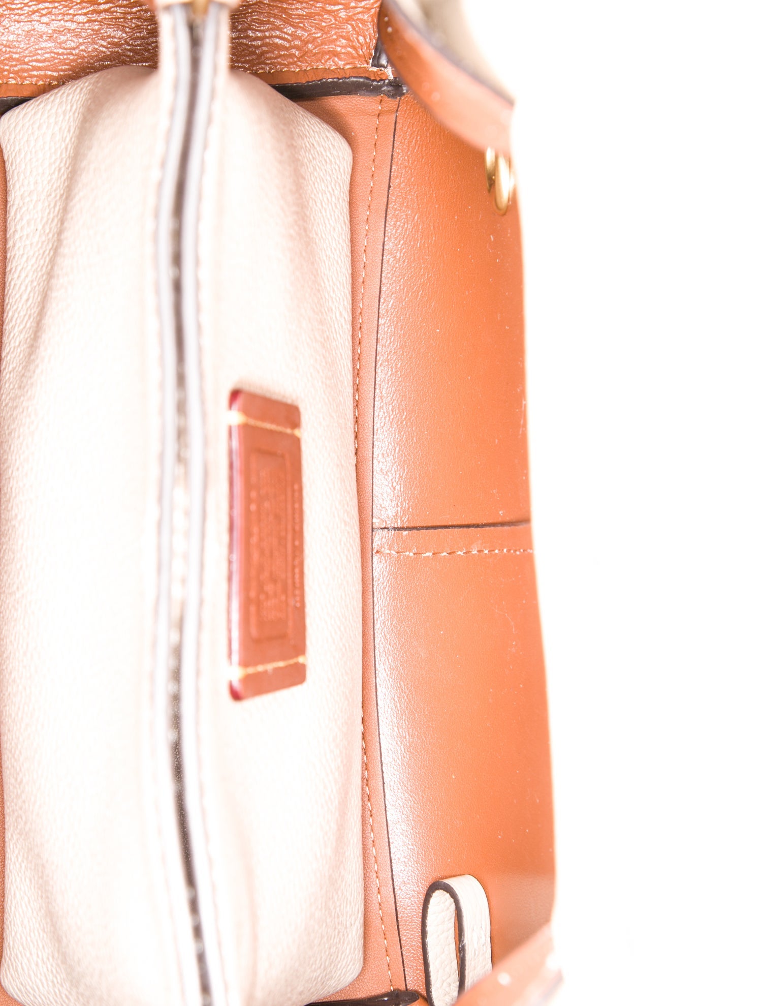 Coach Leather Top Handle Bag