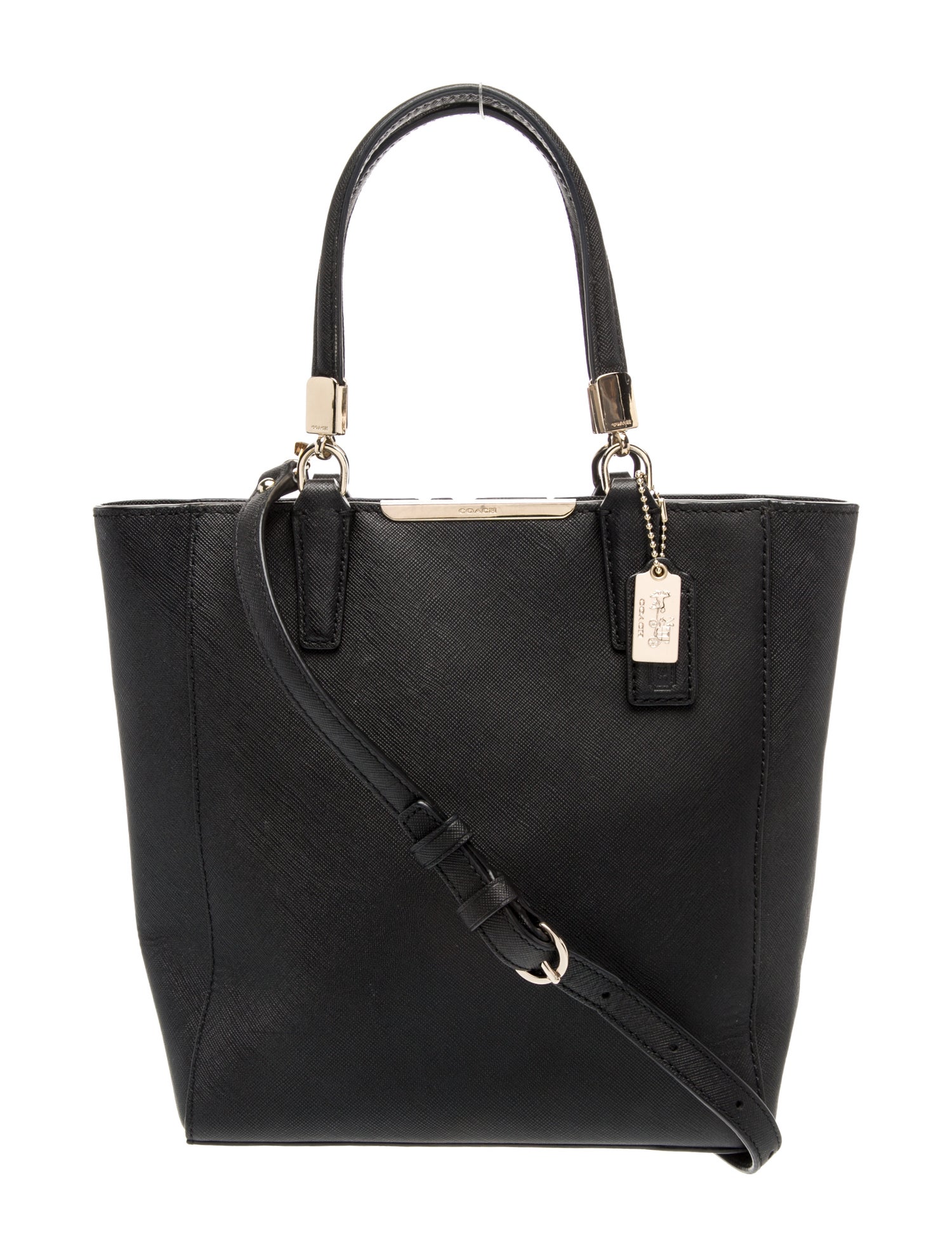 Coach Saffiano Leather Madison North South Tote Mini