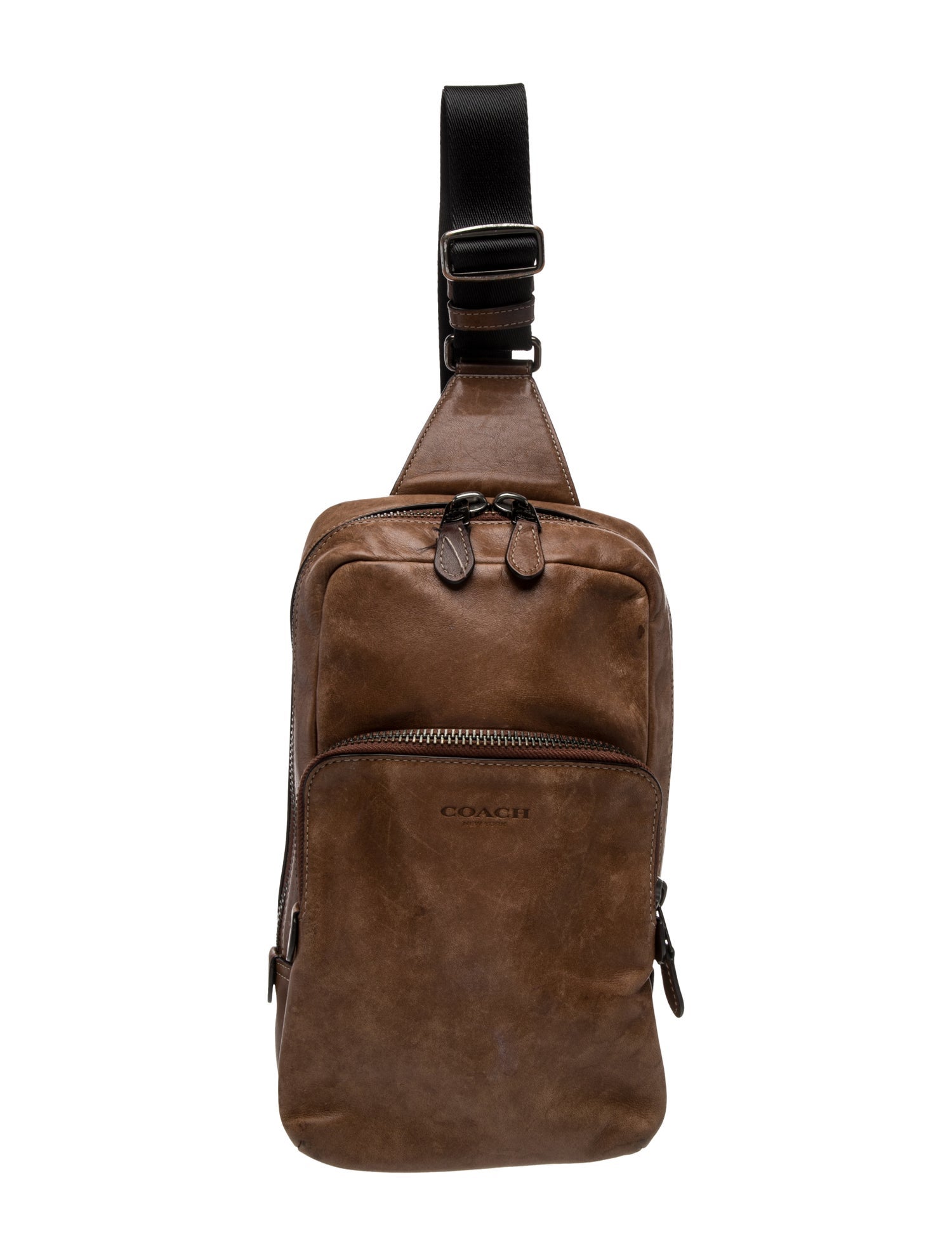 Coach Leather Backpack