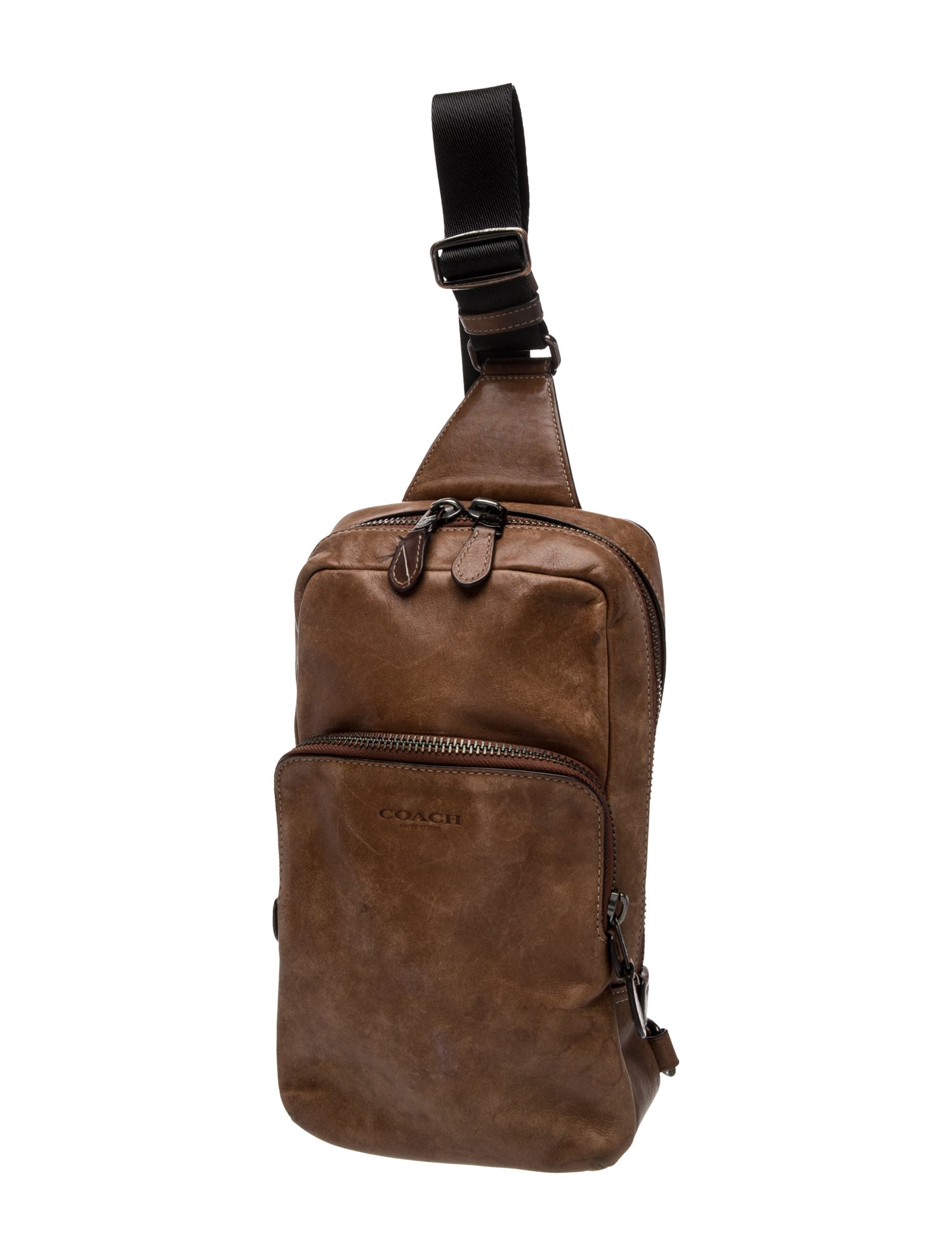 Coach Leather Backpack