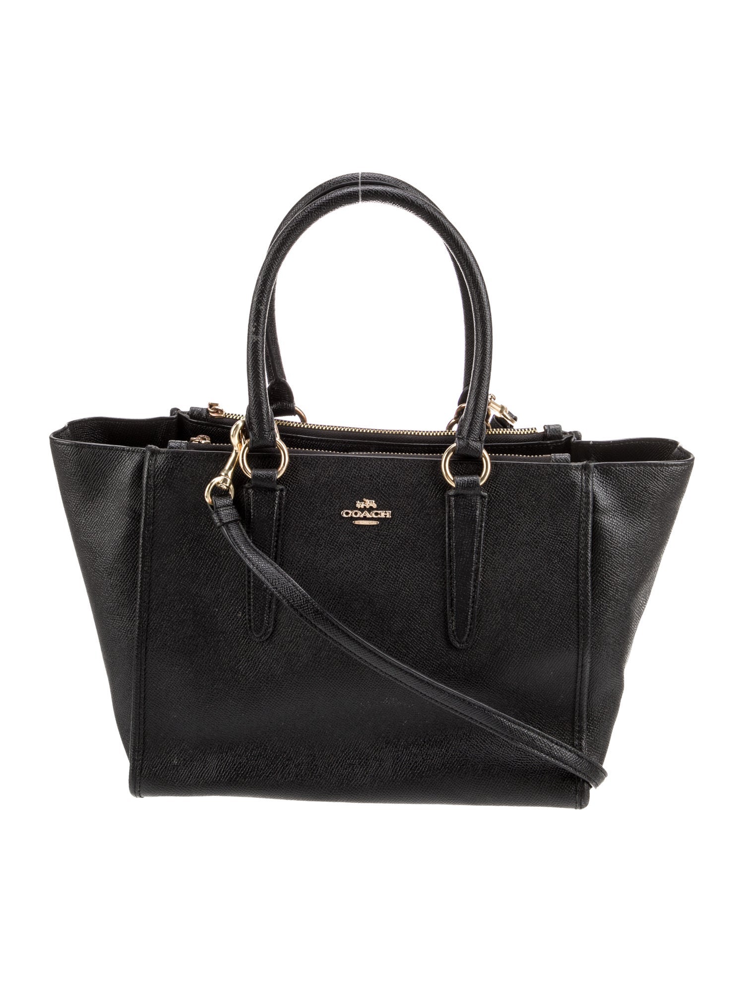 Coach Leather Top Handle Bag