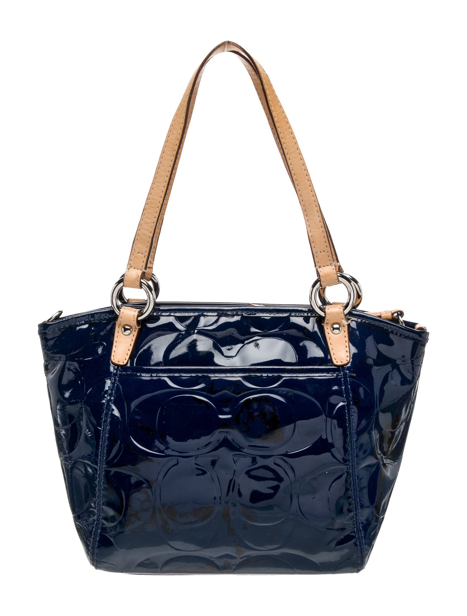 Coach Patent Leather Top Handle Bag