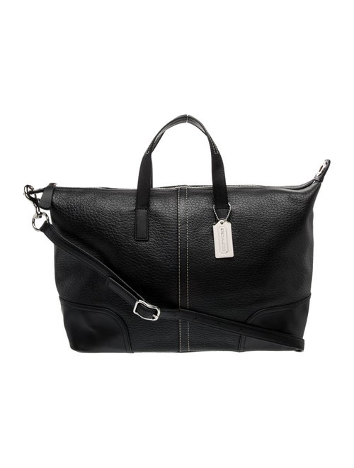 Coach Leather Weekender Bag