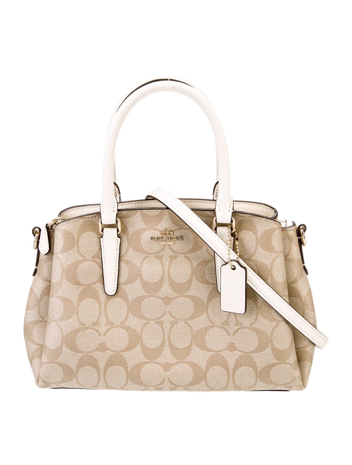 Coach Leather Top Handle Bag