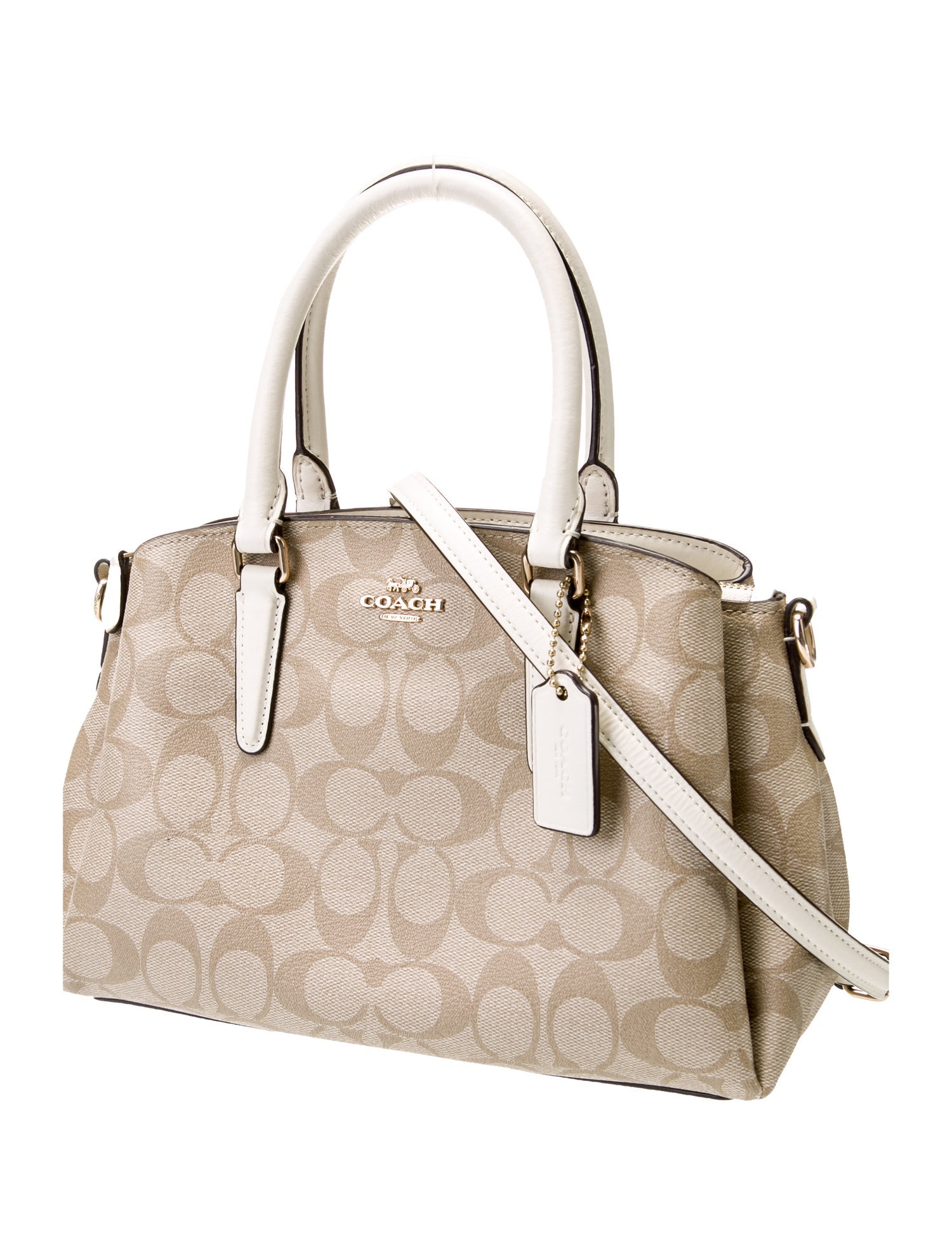 Coach Leather Top Handle Bag