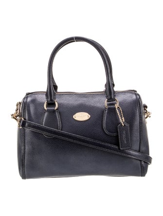 Coach Leather Top Handle Bag