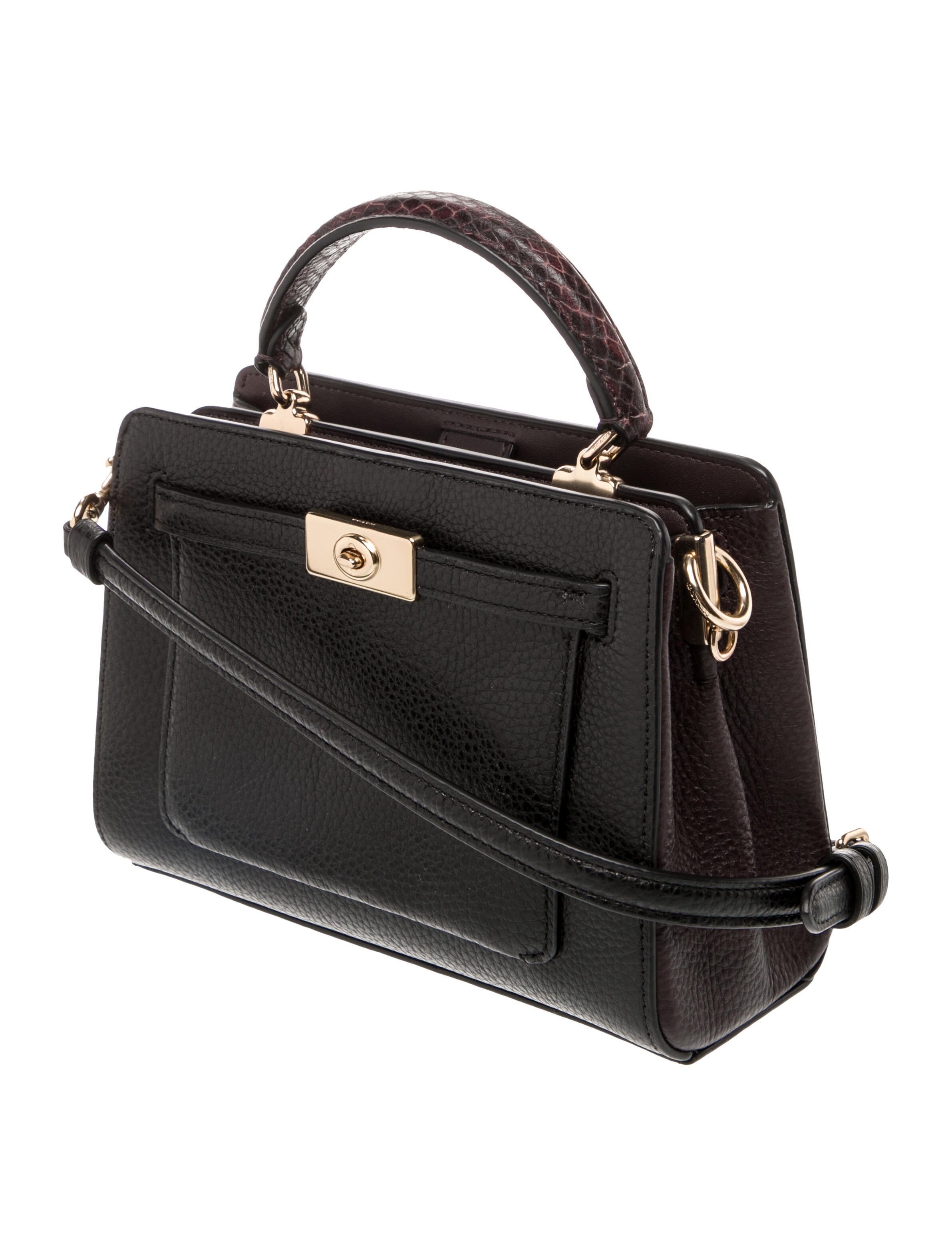 Coach Leather Top Handle Bag