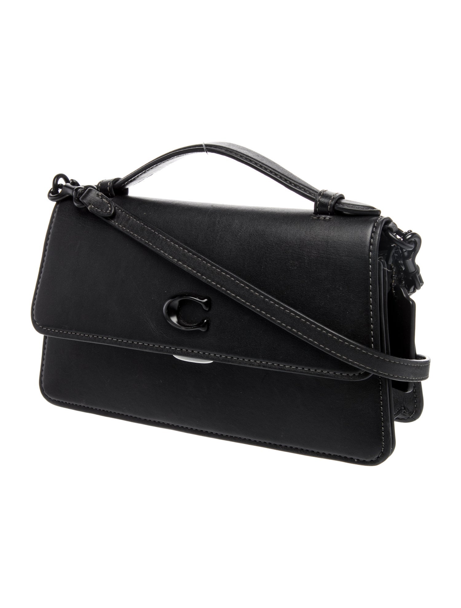 Coach Leather Top Handle Bag