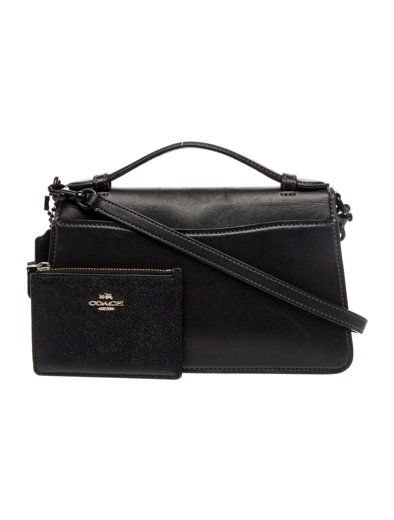 Coach Leather Top Handle Bag