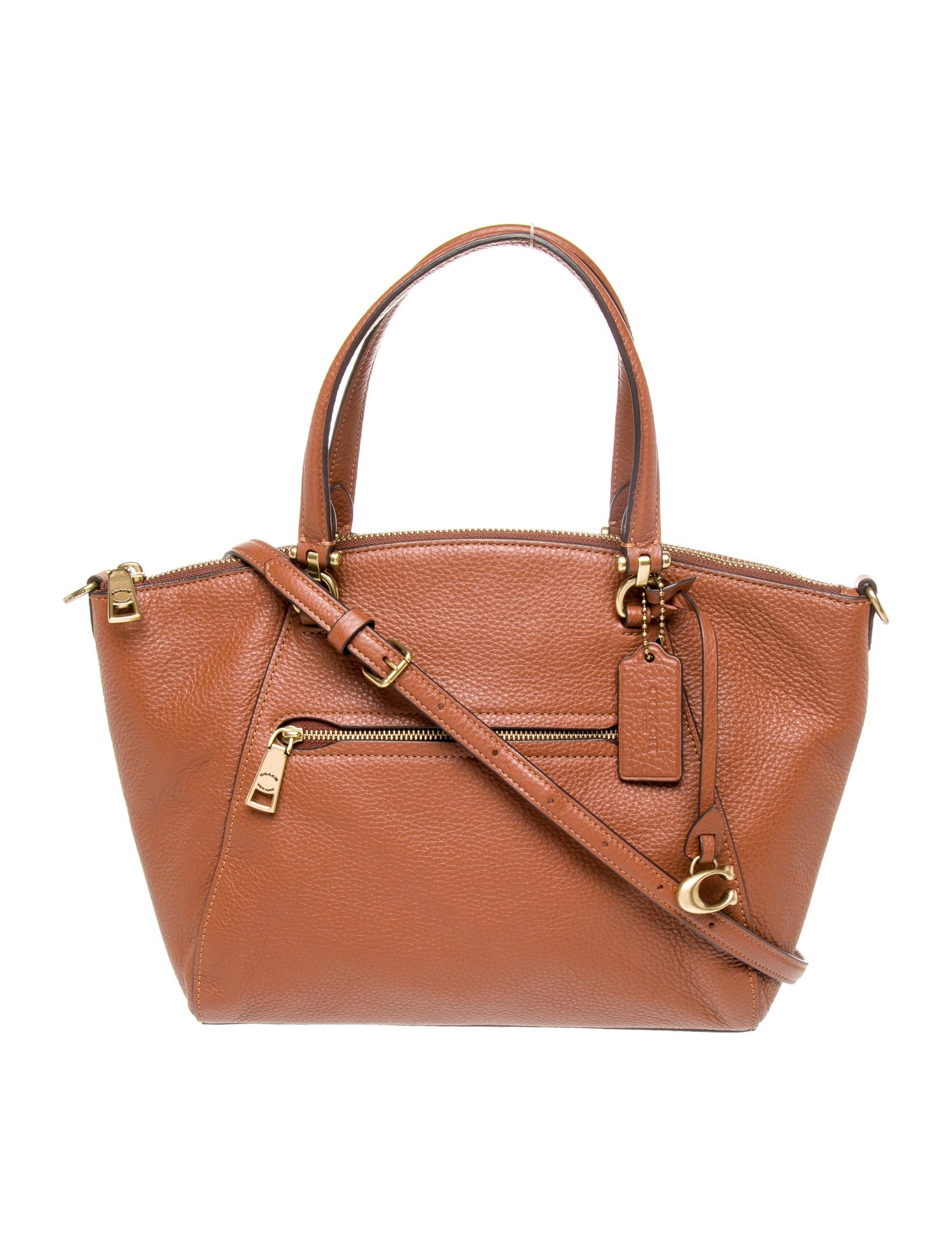 Coach Leather Top Handle Bag