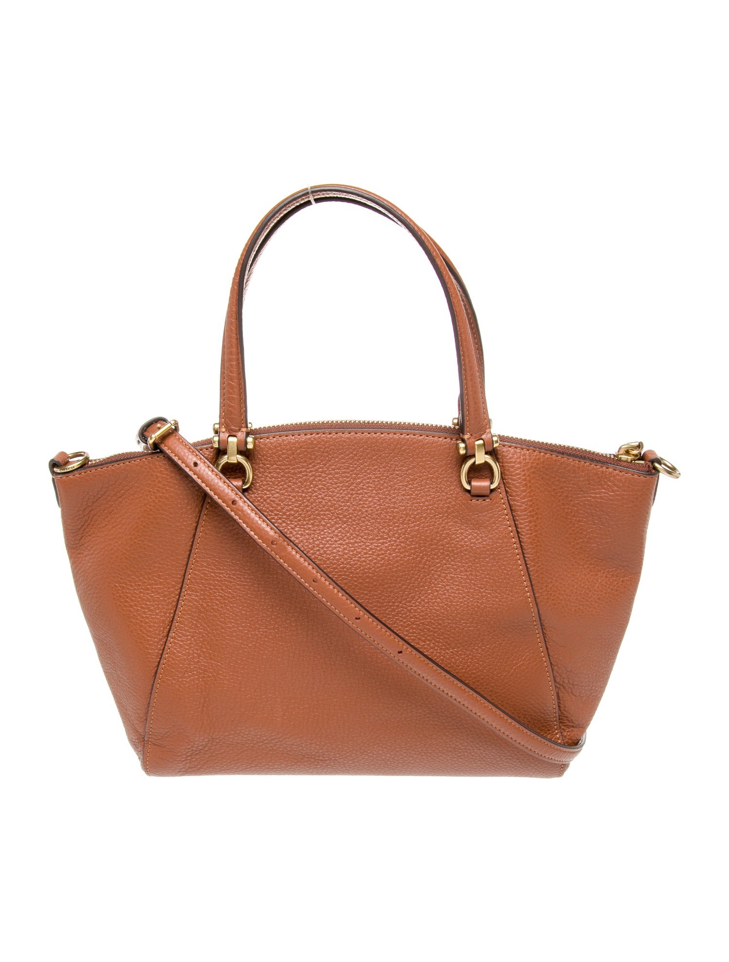 Coach Leather Top Handle Bag