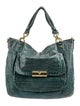Coach Embossed Leather Hobo