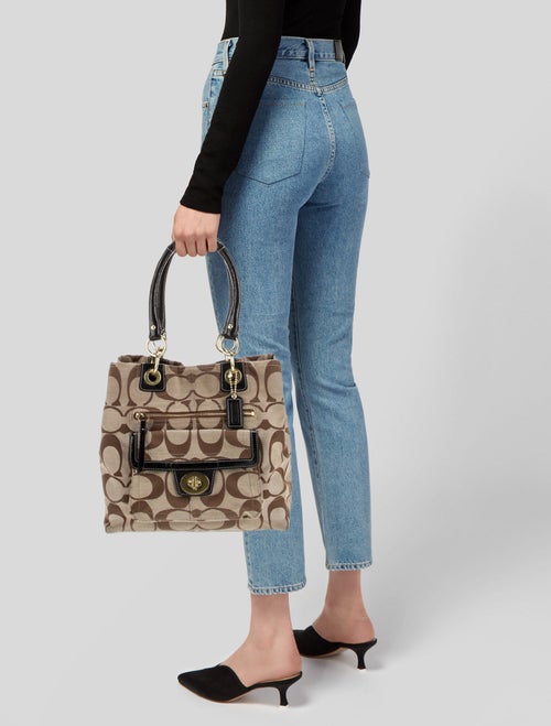 Coach Canvas Shoulder Bag