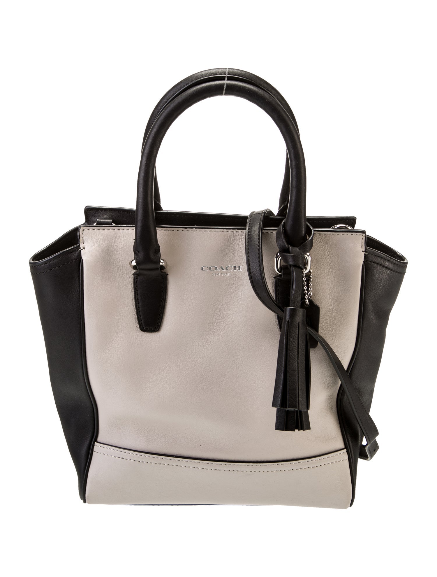 Coach Leather Top Handle Bag