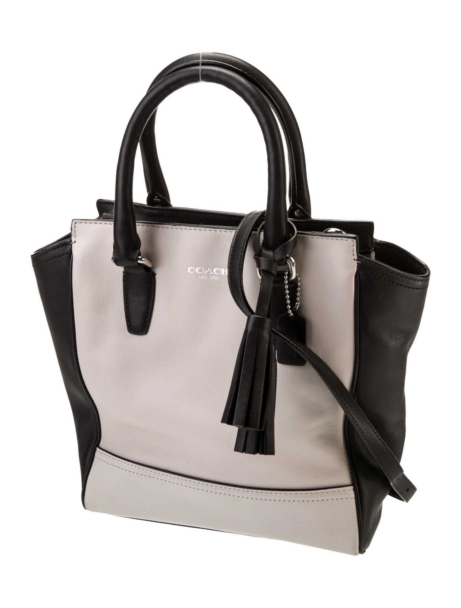 Coach Leather Top Handle Bag