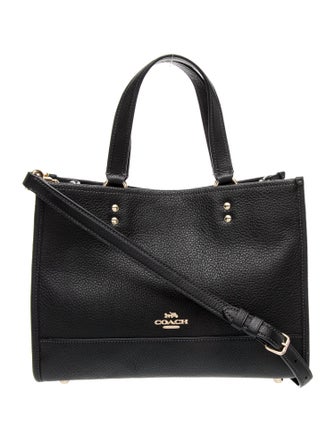 Coach Leather Top Handle Bag