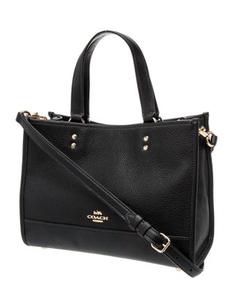 Coach Leather Top Handle Bag