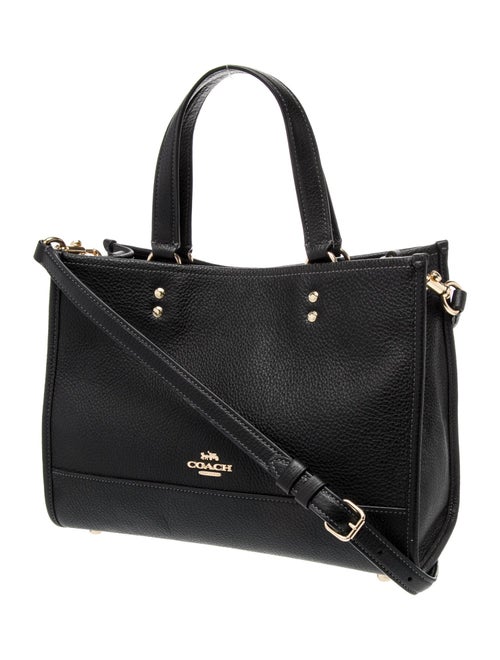 Coach Leather Top Handle Bag
