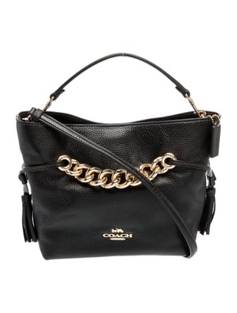 Coach Leather Top Handle Bag