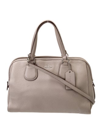 Coach Leather Top Handle Bag