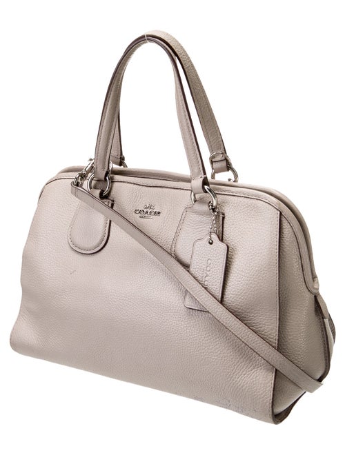 Coach Leather Top Handle Bag