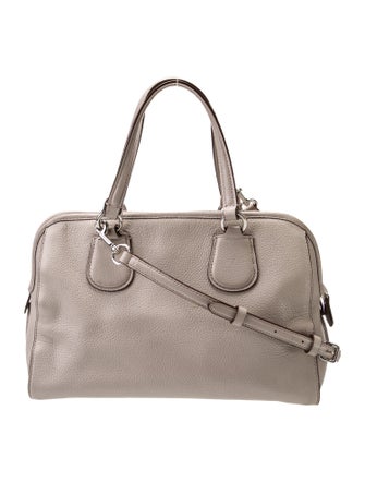 Coach Leather Top Handle Bag
