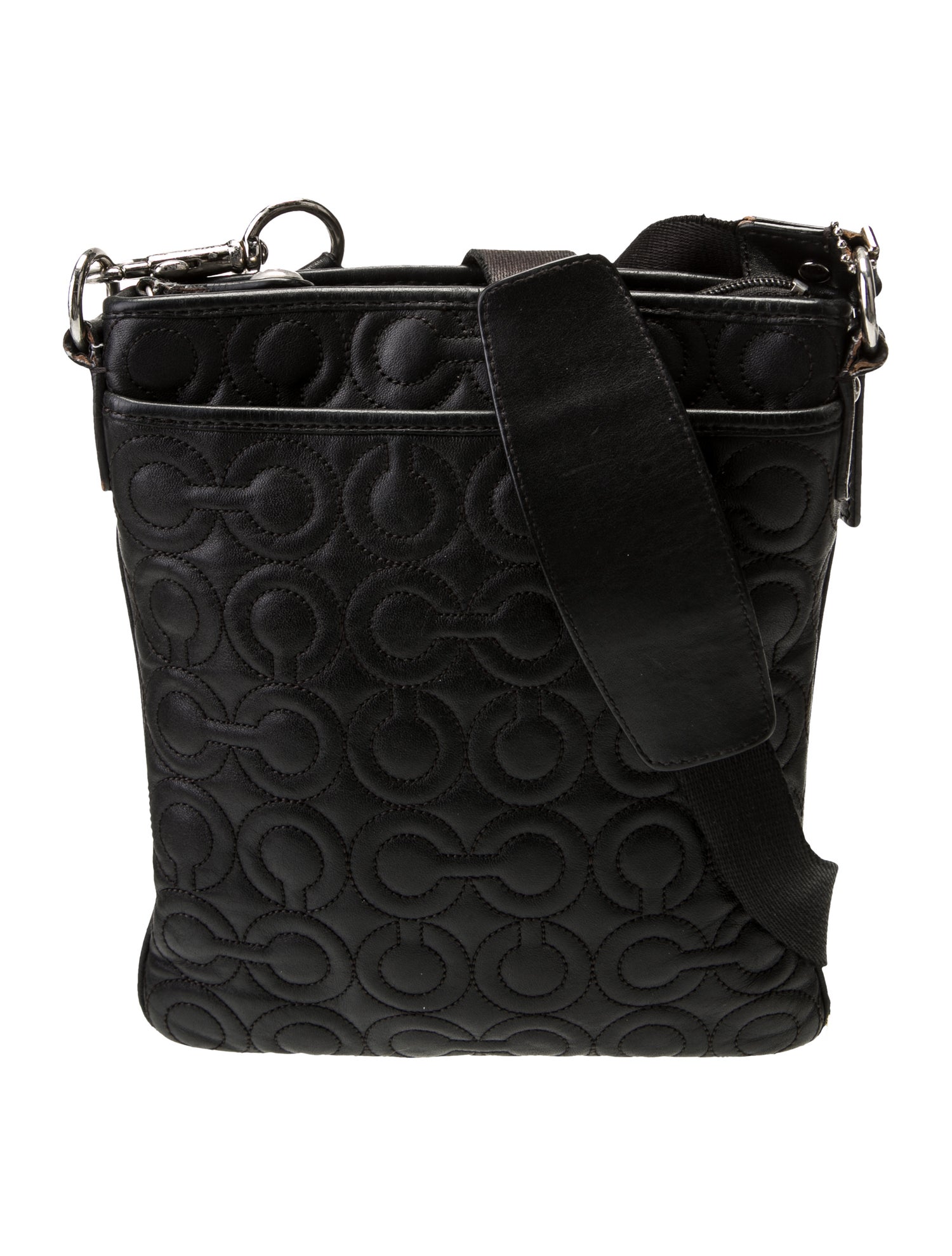 Coach Leather Messenger Bag