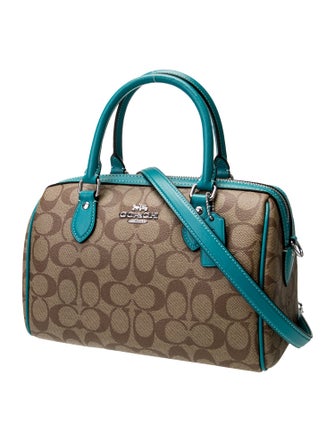 Coach Leather Top Handle Bag