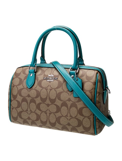 Coach Leather Top Handle Bag