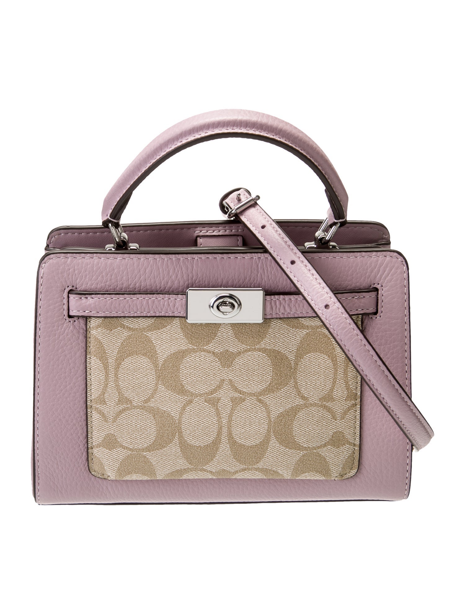 Coach Leather Top Handle Bag