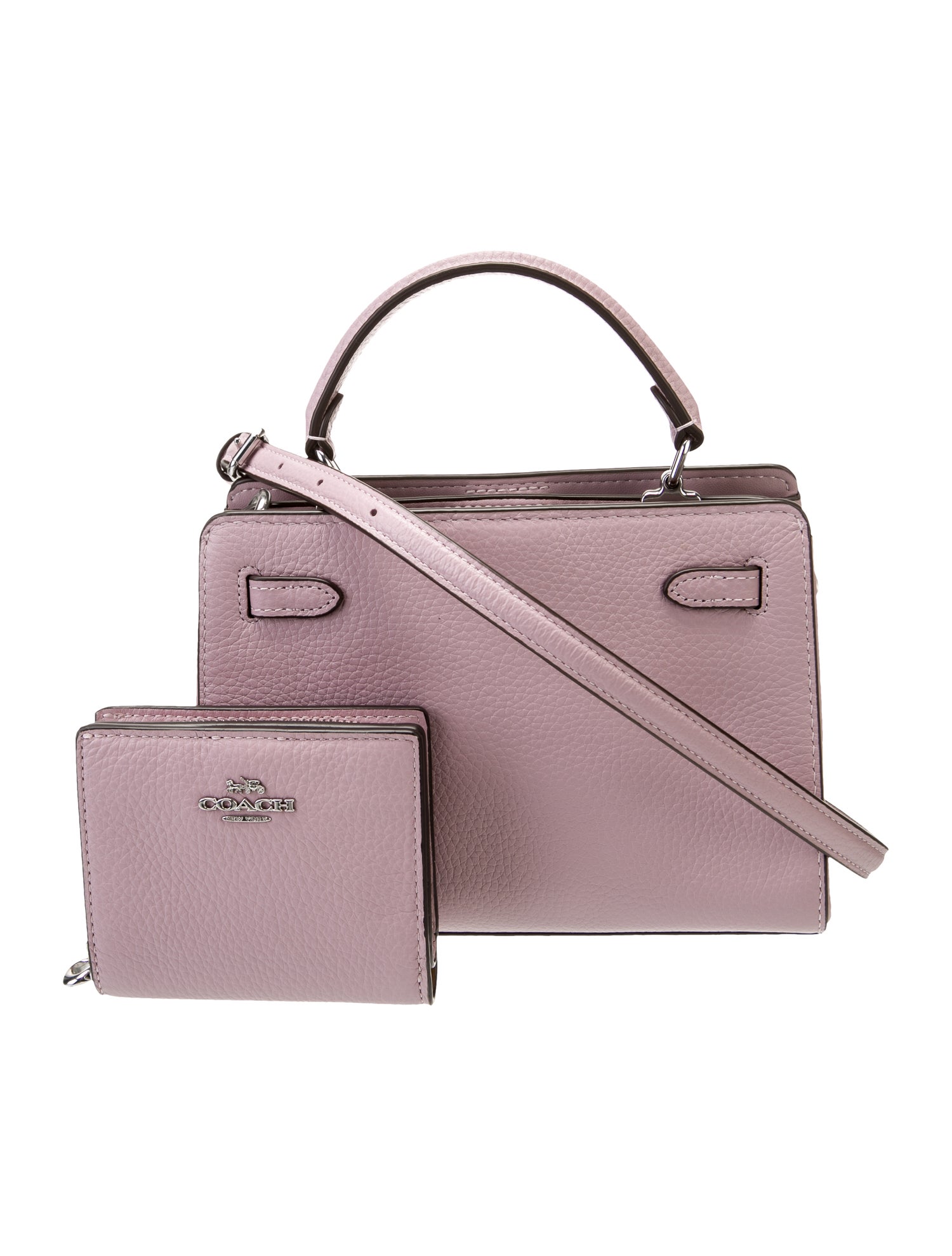 Coach Leather Top Handle Bag