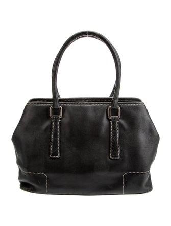 Coach Leather Top Handle Bag