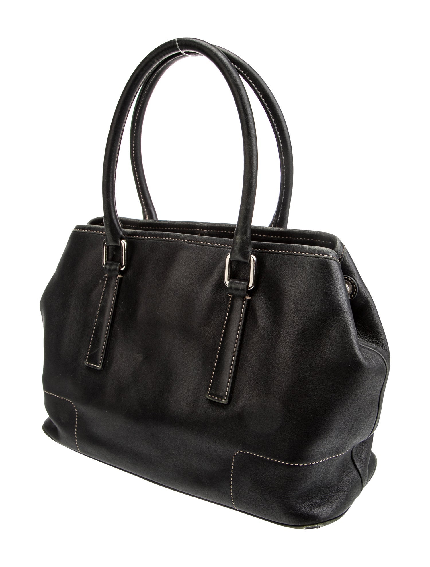 Coach Leather Top Handle Bag