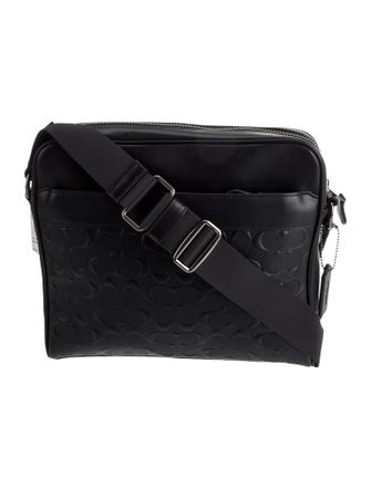 Coach Leather Messenger Bag