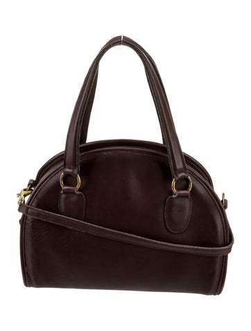 Coach Handle Bags Leather Top Bag Vintage