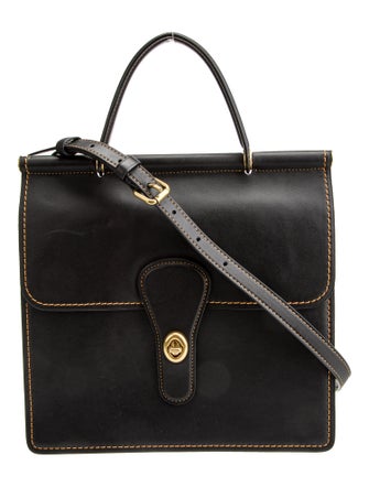 Coach Leather Top Handle Bag