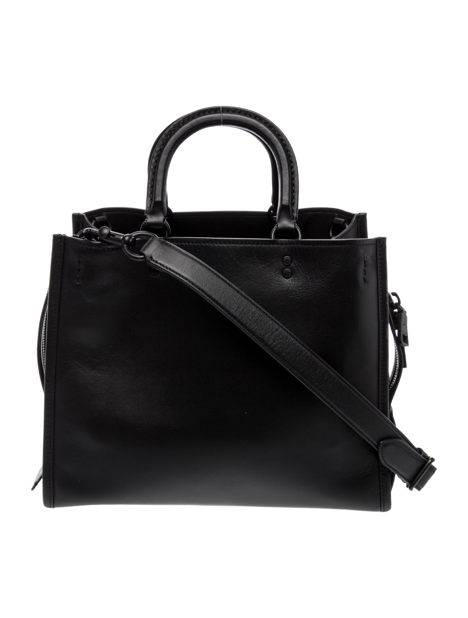 Coach Leather Top Handle Bag