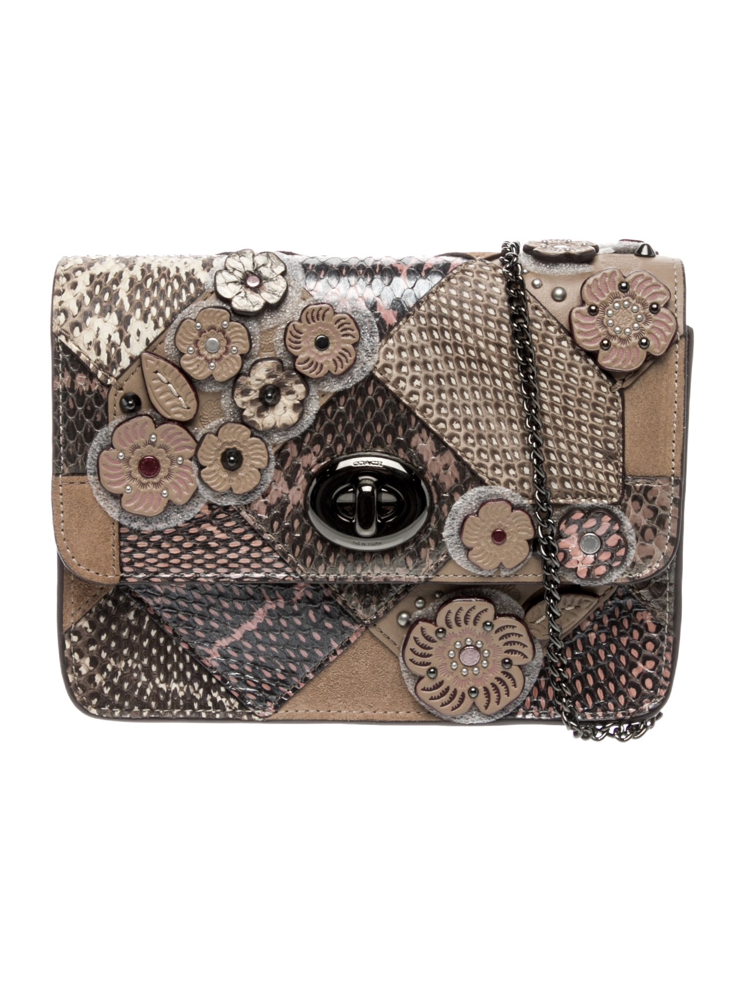 Coach Leather Minaudière