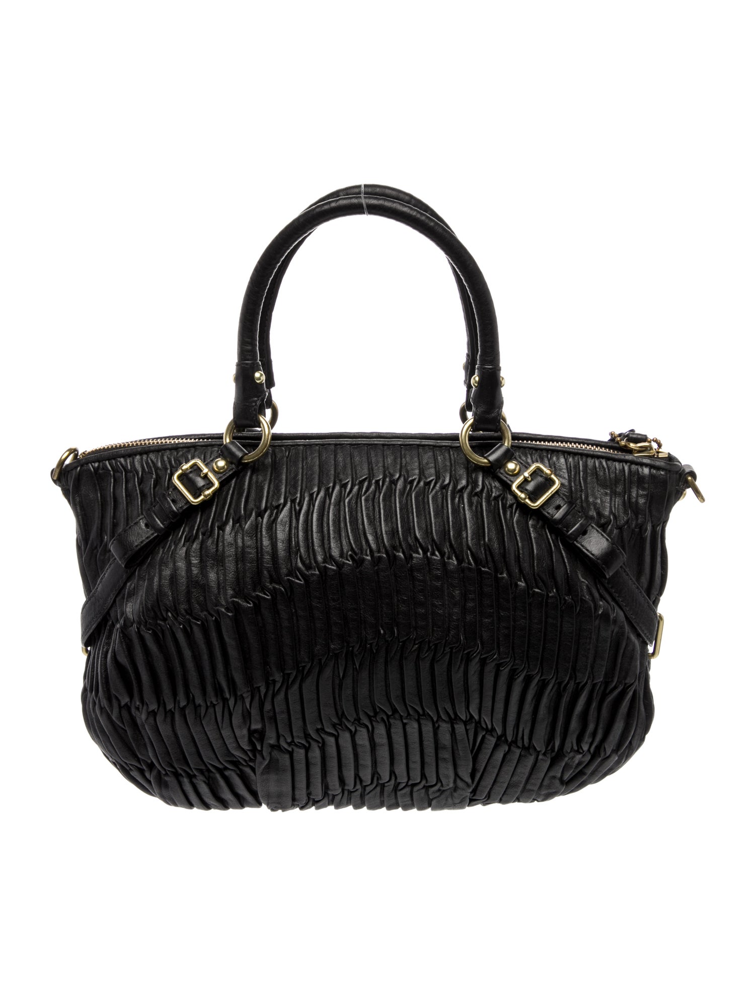 Coach Leather Top Handle Bag