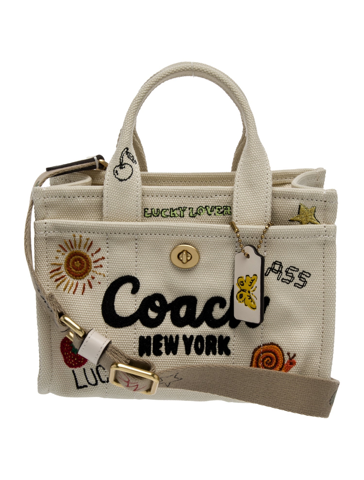 Coach Canvas Top Handle Bag