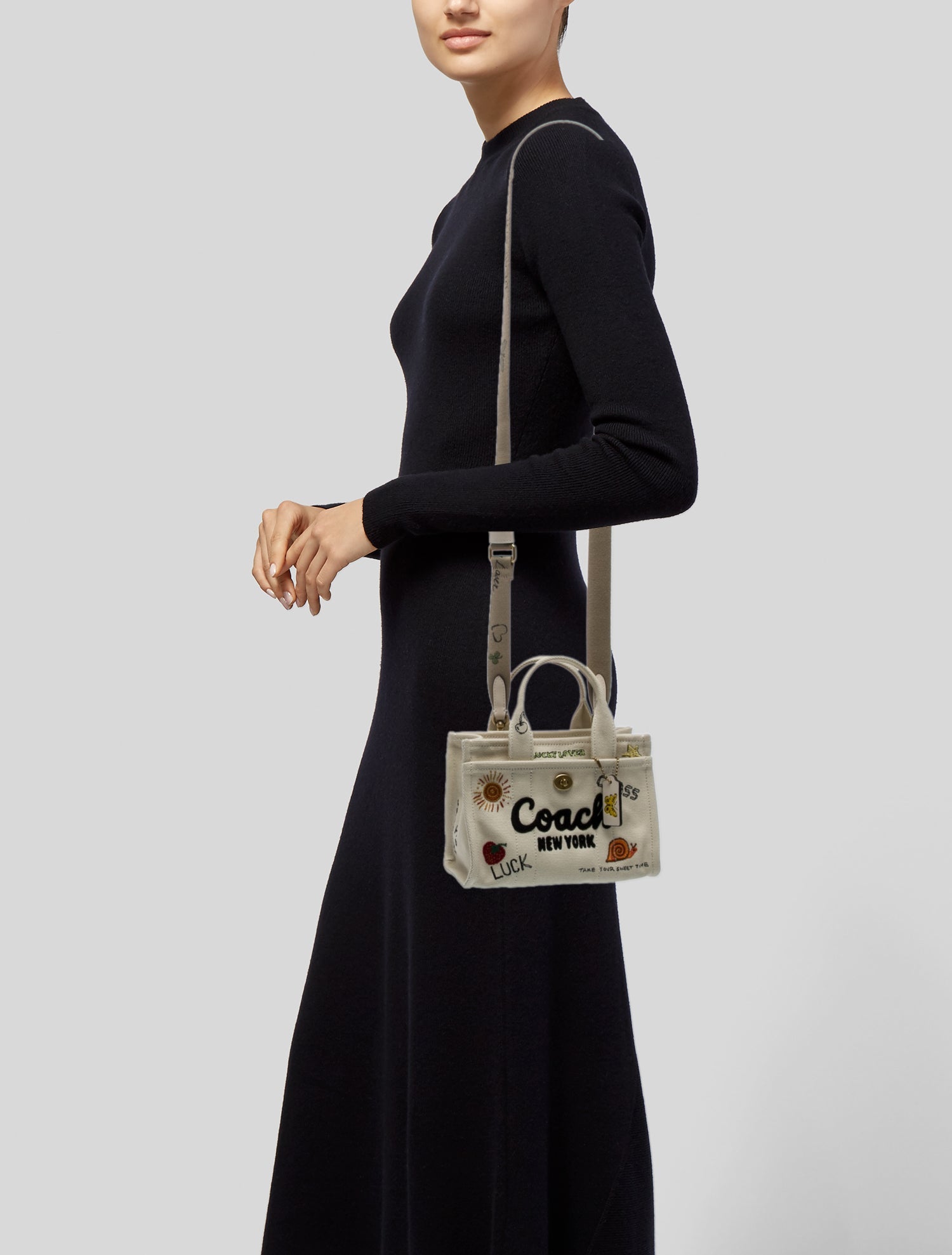 Coach Canvas Top Handle Bag