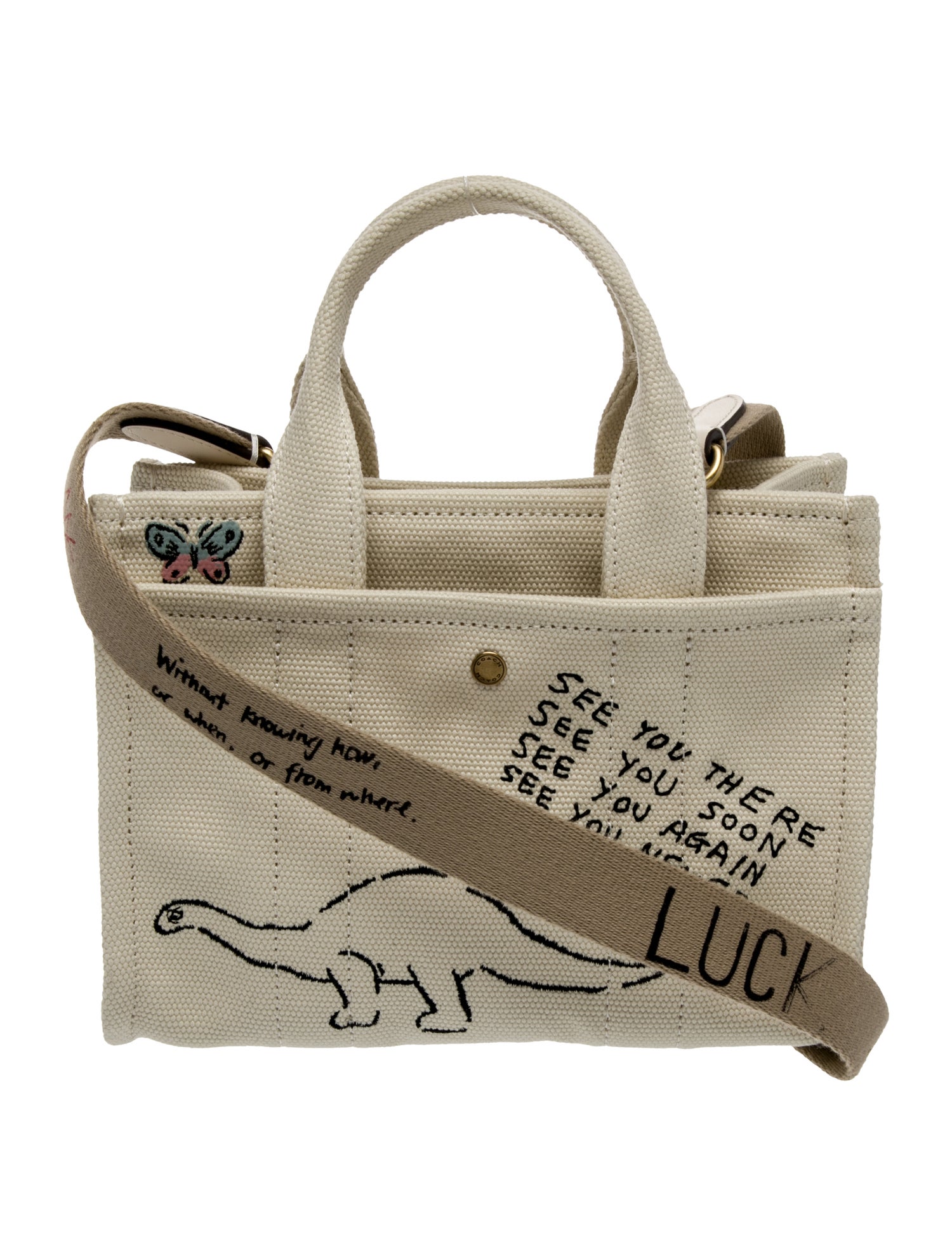 Coach Canvas Top Handle Bag