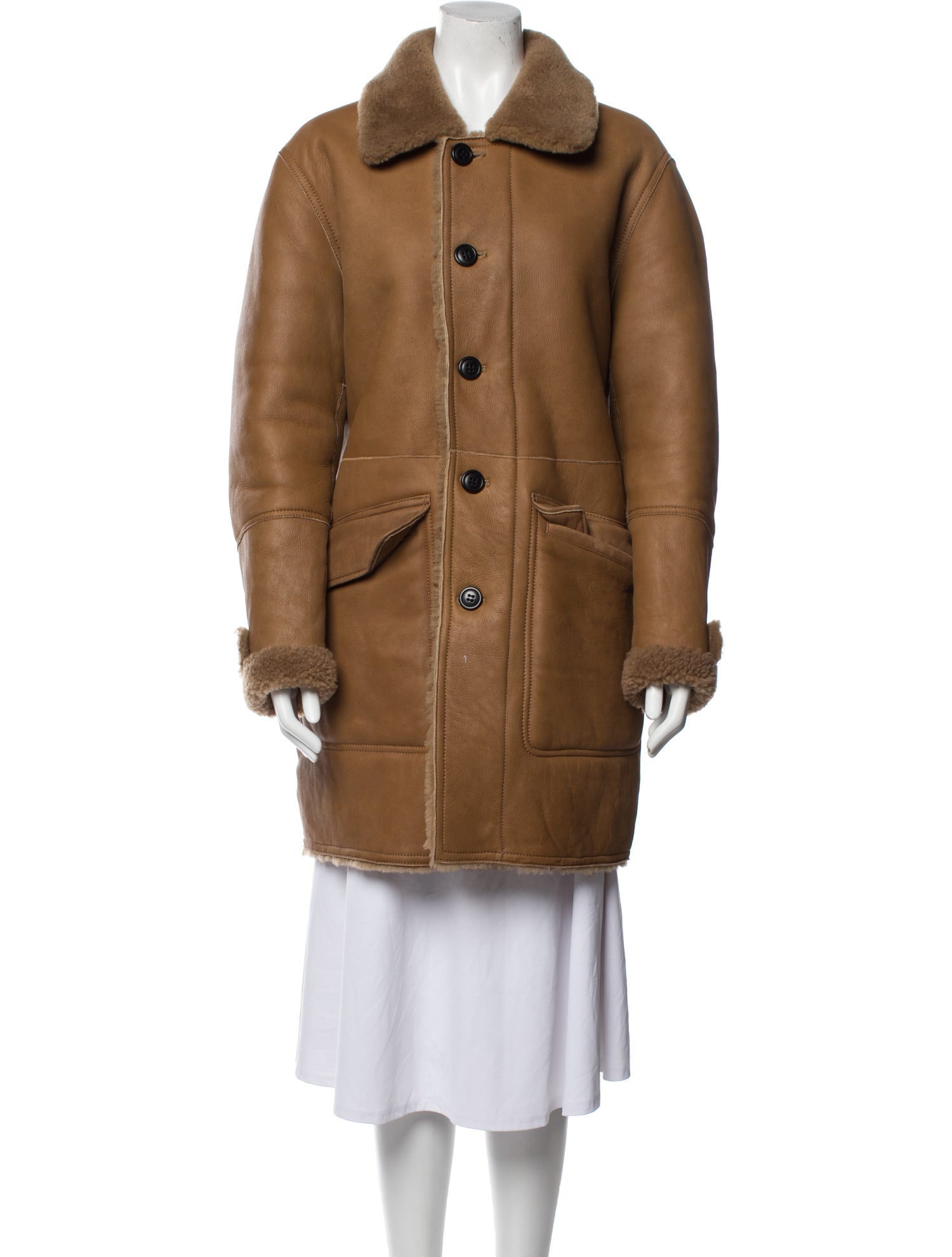 Coach Shearling Fur Coat