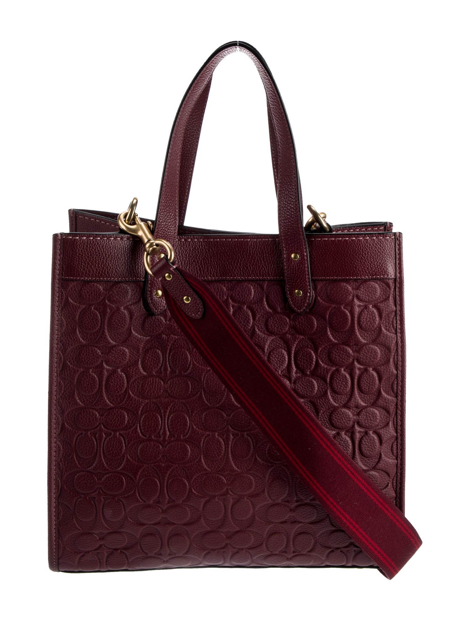 Coach Leather Top Handle Bag