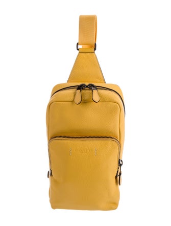 Coach Leather Backpack