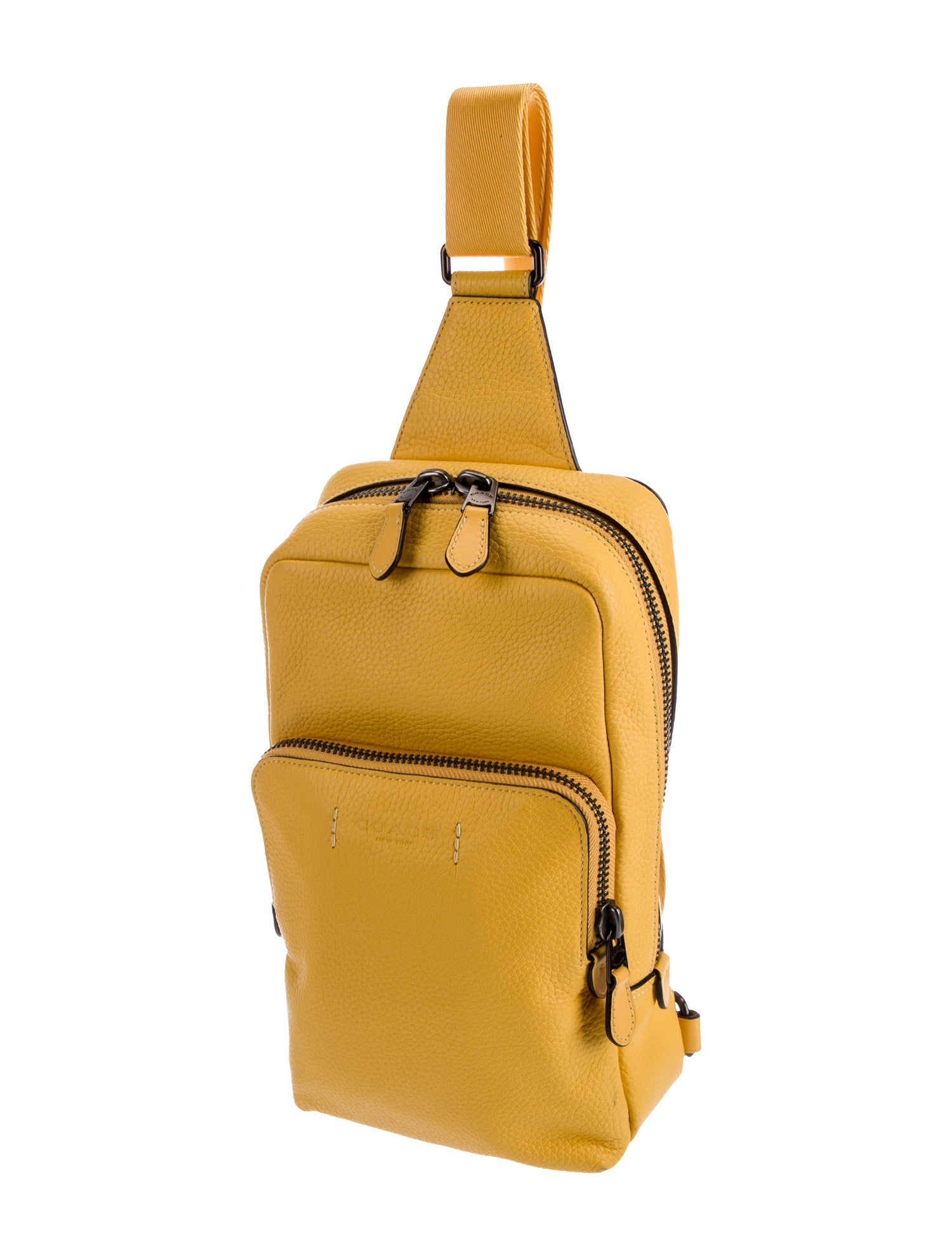 Coach Leather Backpack